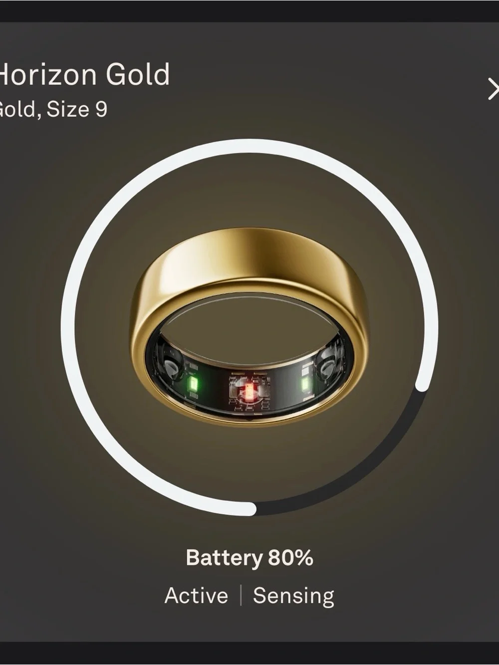 Gold Oura Ring Gen 3